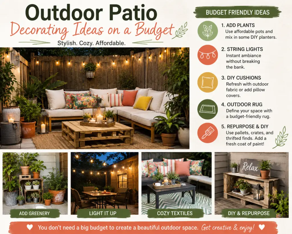 Outdoor Patio Decorating Ideas