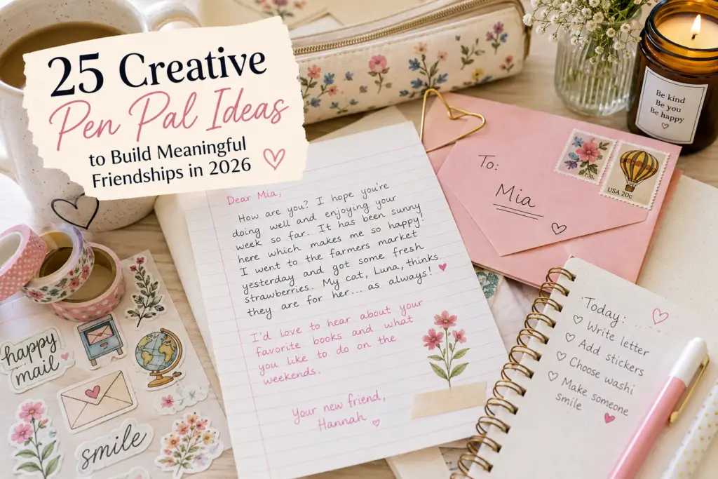 pen pal ideas
